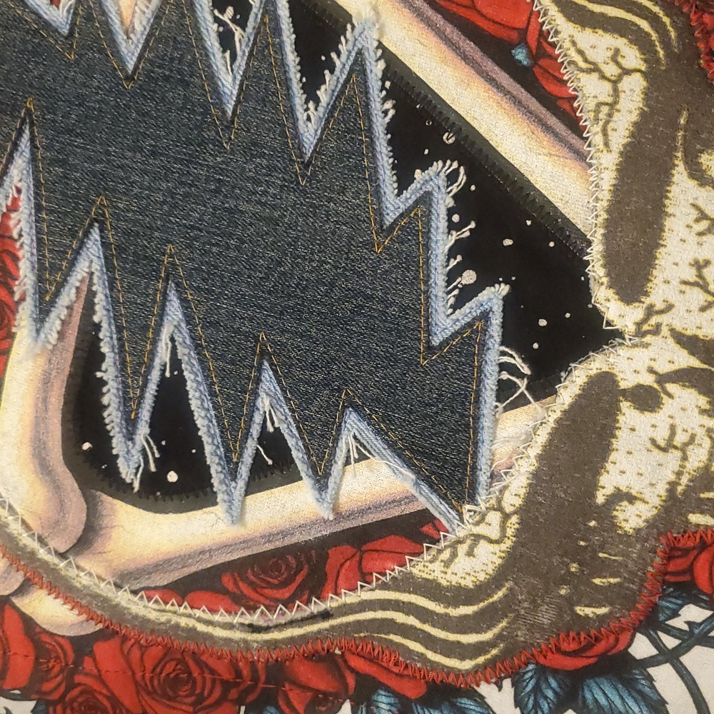 Levi's Grateful Dead Type 3 Trucker Jacket + Liquid Blue Steal Your Space Patch - Picture 10 of 17